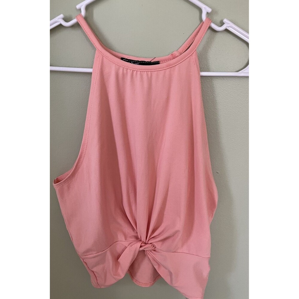 YMI Collections Juniors Tank Top Sleeveless Peach Orange Size Large